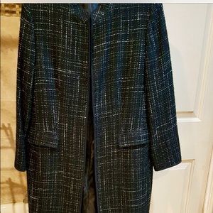 Kasper Gorgeous Long Jacquard Blazer NWWT SZ 14P